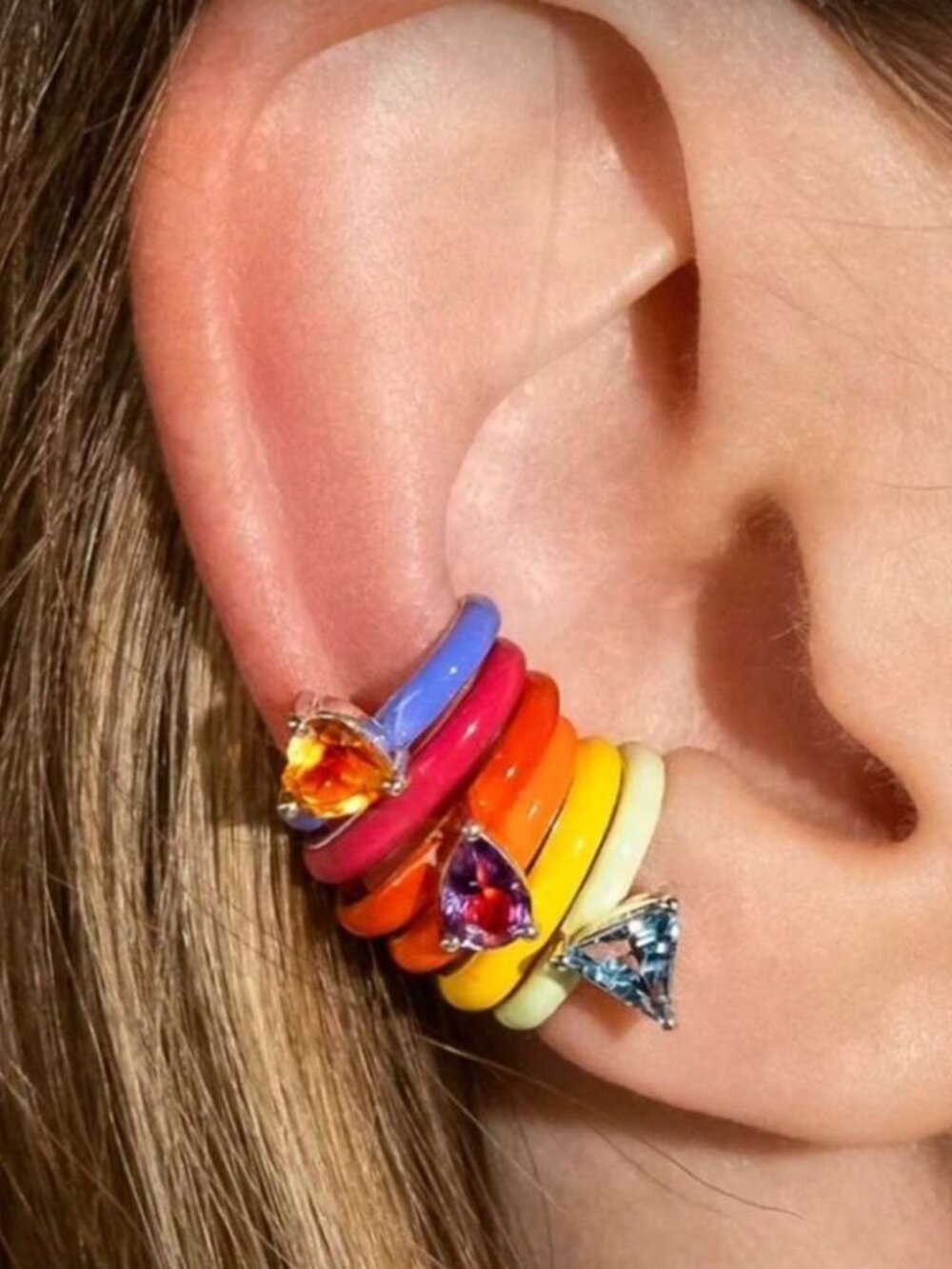 Colorfulcuff Earrings Set N1161